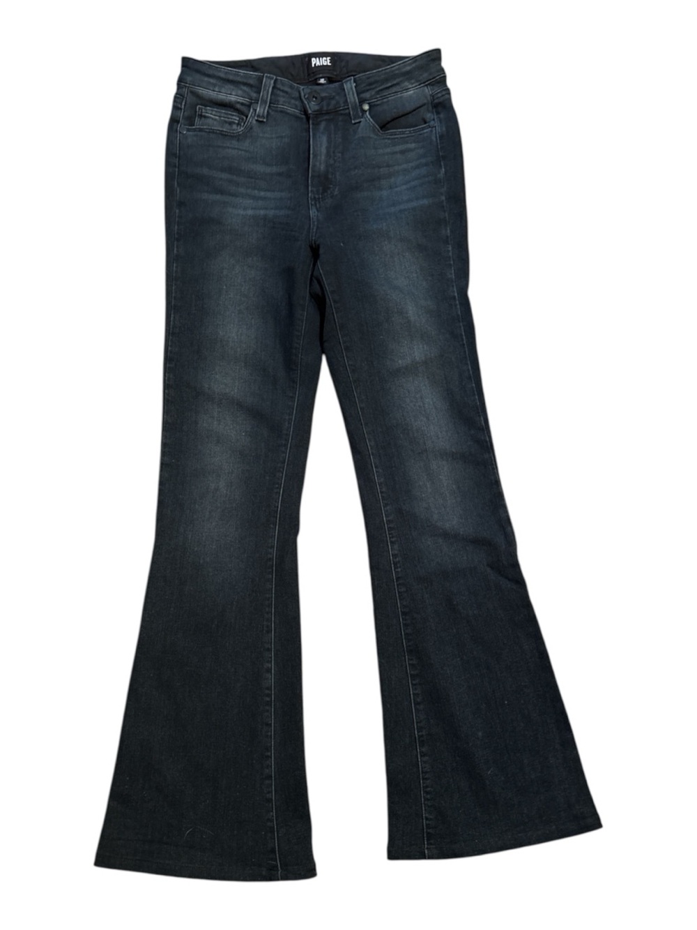 PAIGE Bell Canyon High Rise Flared Denim Jeans Reed Wash
26